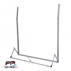 Apparecchio a sporgere in alluminio a leva centrale